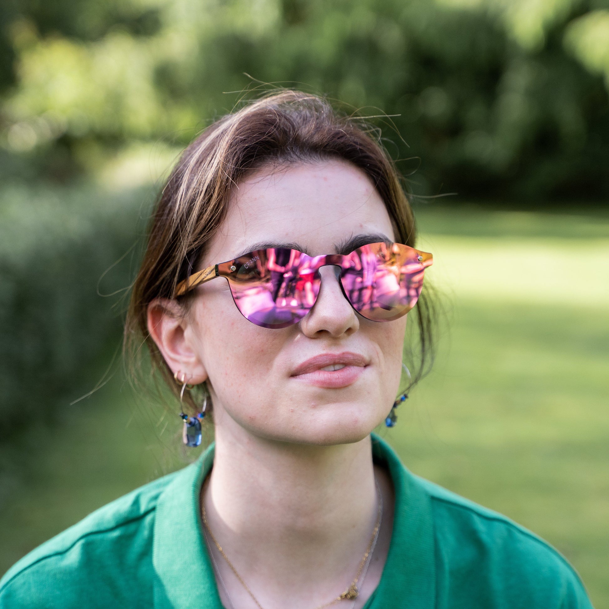 Cara, Wooden Sunglasses, CRANN - Irish Sustainable Fashion