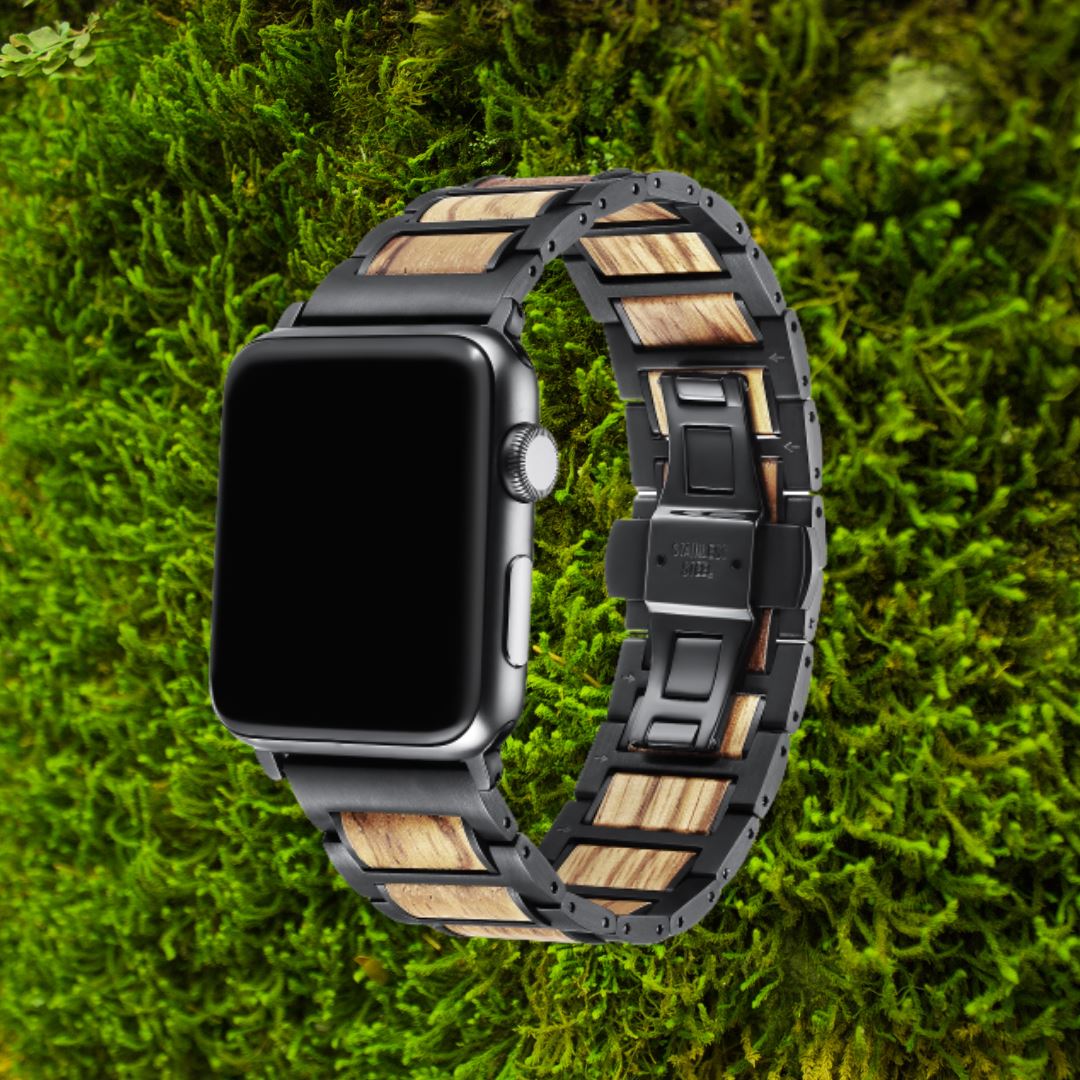 Adhmad - Smart Watch Strap 42mm/44mm, mens watches, CRANN - Irish Sustainable Fashion